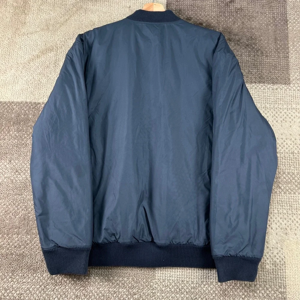 Adidas Spezial Mens Medium Navy Blue‎ Full Zip Bomber Jacket Sample CD2453